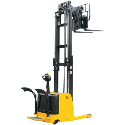 DELACCO EVV15DDS/EVV20DDS-P Electric rider reach truck with magnetic valve control | DELACCO electric pallet stackers