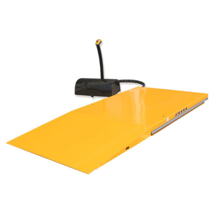 Low profile lift tables with ramp 1000kg (1t), 1500kg (1.5t), 2000kg (2t) | Hydraulic lift tables