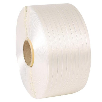 polyester hot melt strapping for packaging 16mm 19mm 600m 850m | Hot melt (textile) strapping