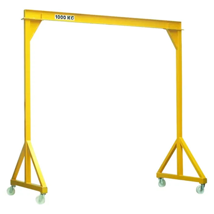 Workshop gantry crane 500kg span 3m height 5m