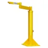 DELACCO ZSD-S articulated pillar jib cranes with self supporting hubs