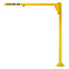 DELACCO NSDK low profile hollow-section underbraced pillar jib crane