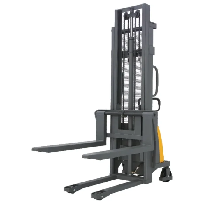 Semi-electric pallet stacker PEVV15-PV | DELACCO pallet stackers