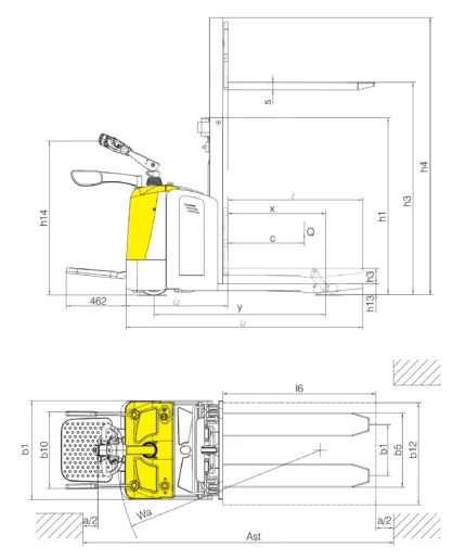 DELACCO EVP20-IP Warehouse forklifts