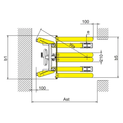 DELACCO RVV2000-KPV/RVV2000T-KPV manual stacker drawing 2