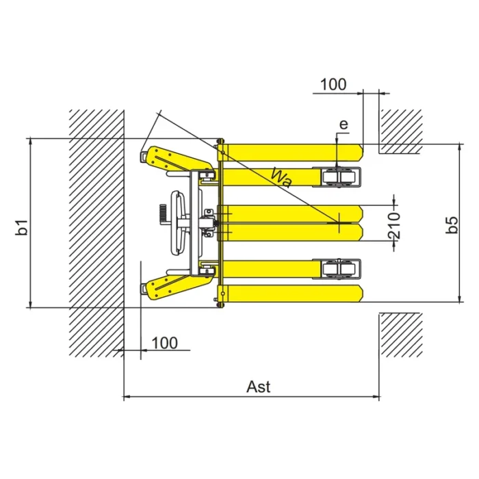 DELACCO RVV2000-KPV/RVV2000T-KPV manual stacker drawing 2
