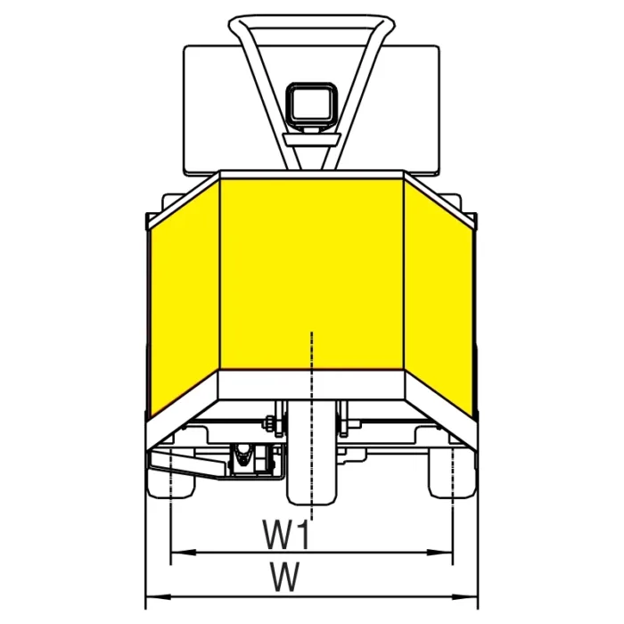 DELACCO VEV05 electric cart drawing 2