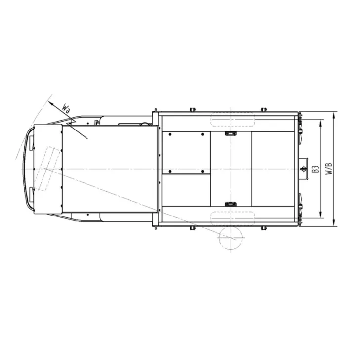 DELACCO VEV10/VEV15 electric platform truck drawing 2
