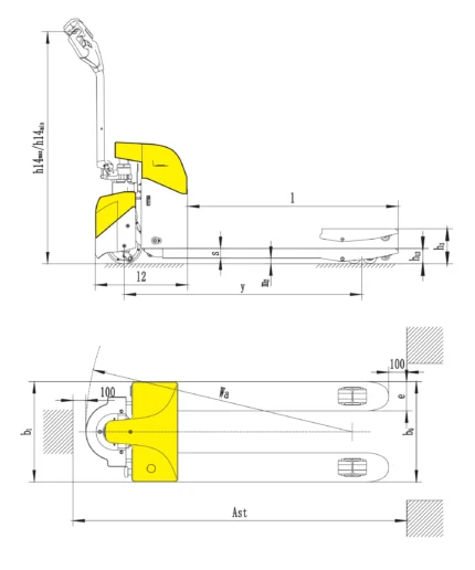 EPV15H-E/EPV20H-E Electric hand pallet truck 1500/2000kg