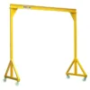 Workshop gantry crane 500kg span 3.5m height 3m