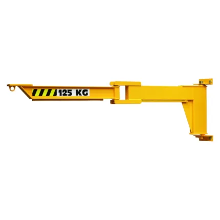 Articulated wall jib cranes