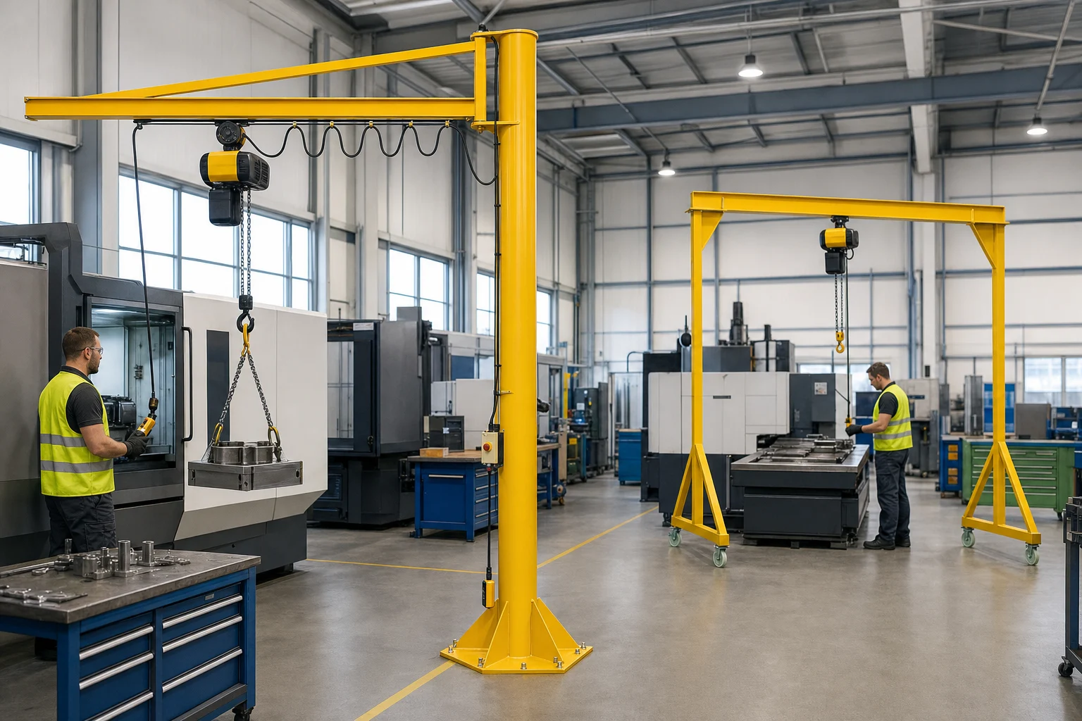 Workshop lifting equipment: how to equip your shop
