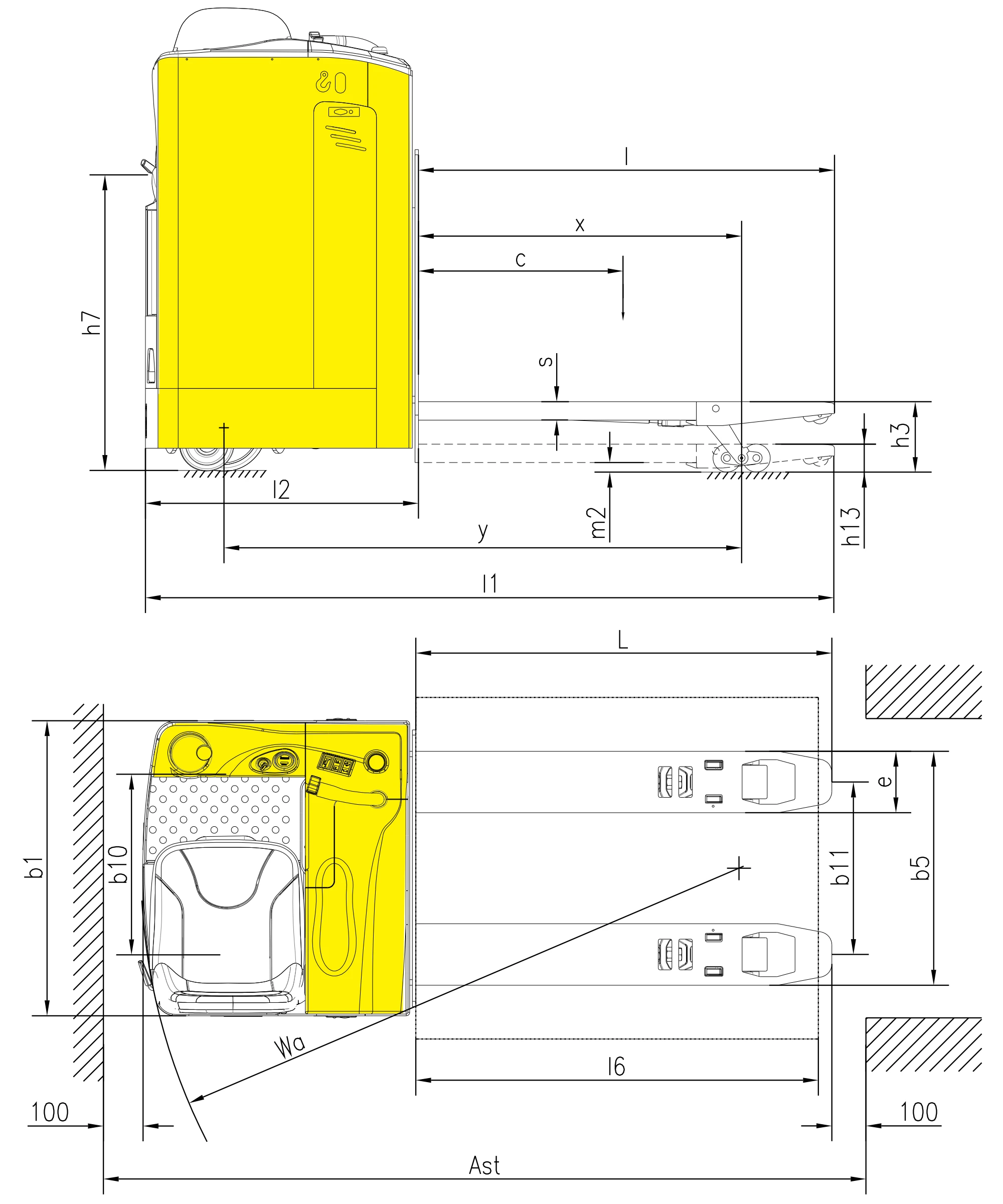 Electric Seated Pallet Truck (EPV20SD/EPV25SD) 2000-2500 kg - view 2