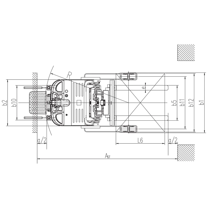 Electric Rider Reach Truck, Magnetic Valve Control (EVV15DDS/EVV20DDS-P) 1500-2000 kg 2000-6000 mm - view 3