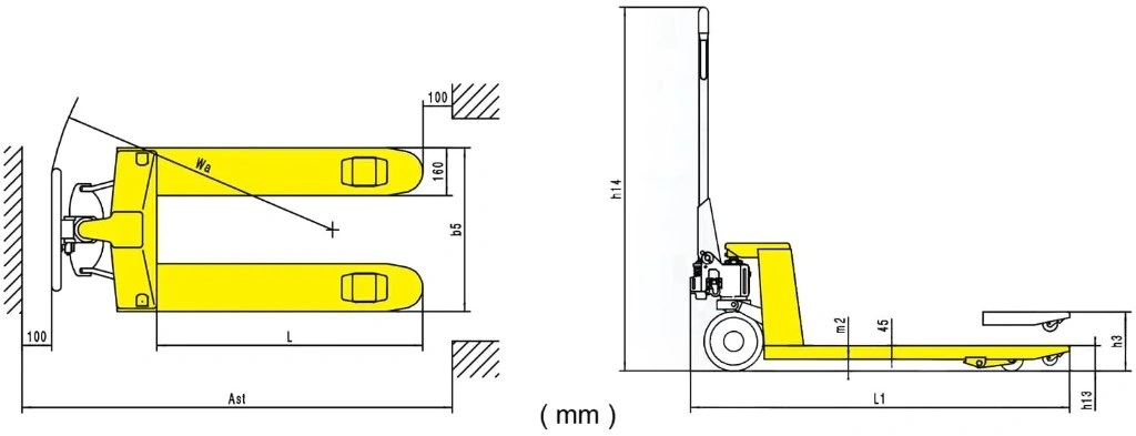 Classic Hand Pallet Truck (RPV2500CT/RPV3000CT) 2500-3000 kg 2