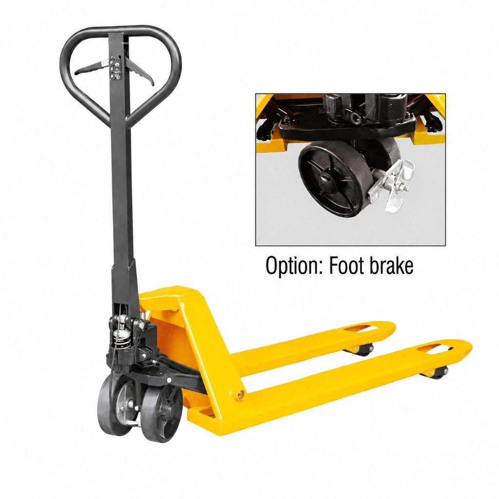 Hand Pallet Truck with Brake (RPV2500K) 2500 kg