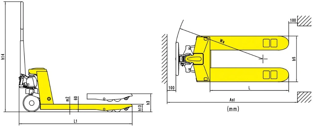 Heavy Duty Hand Pallet Truck (RPV5000HD) 5000 kg 2