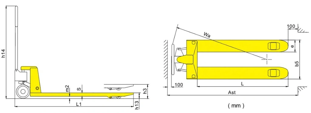 Standard Hand Pallet Truck (RPV2500STD/RPV3000STD) 2500-3000 kg 2