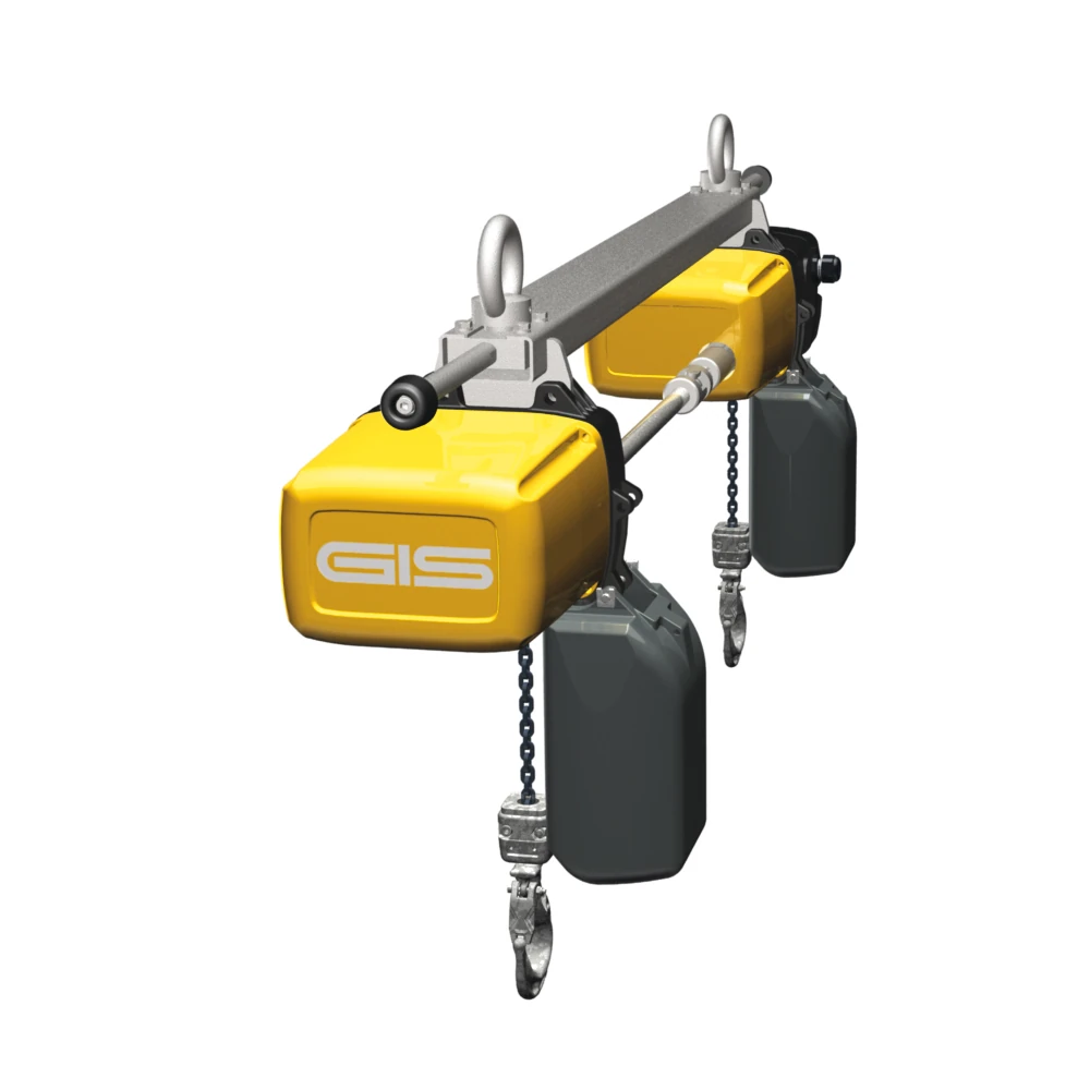 GIS GPS Synchronized Lifting Electric Chain Hoists for Long Loads 500–5000 kg