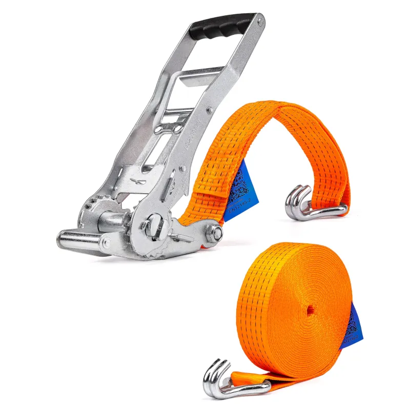 ERGO Two-Piece Ratchet Lashing Strap (DKG5-50-ERGO) 5000 kg 50 mm