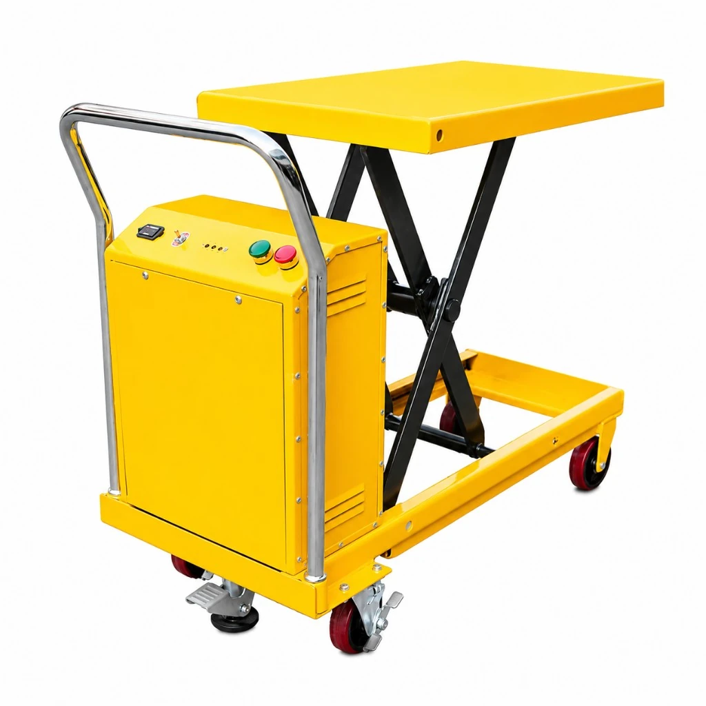Semi-Electric Mobile Scissor Lift Table (PMPS500) 500 kg