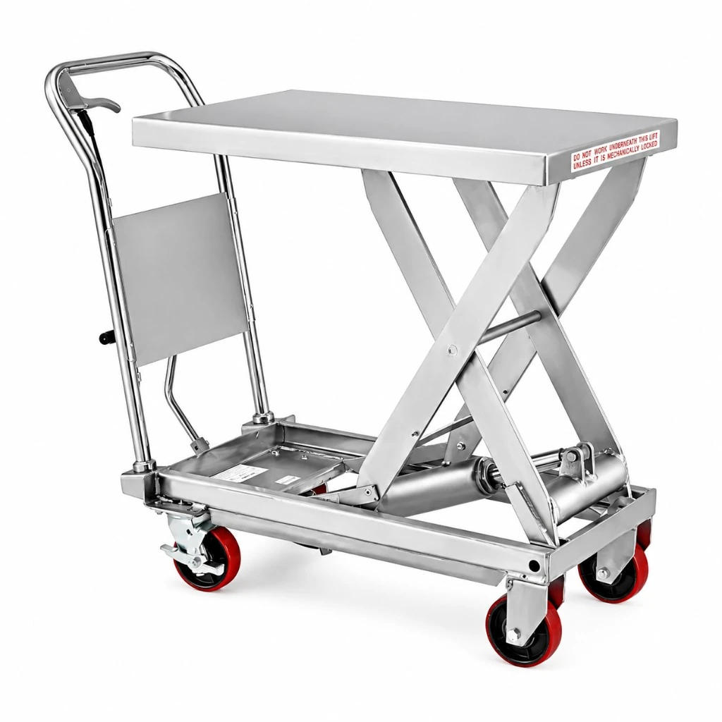 Stainless Steel Mobile Lift Table (MPS300S) 300 kg