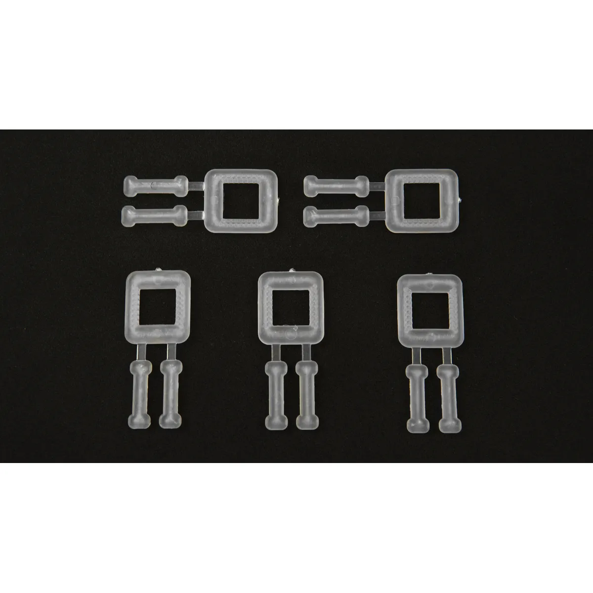 White Plastic Buckles for PP Strapping (BUCKLES-5P) 12 mm - view 3