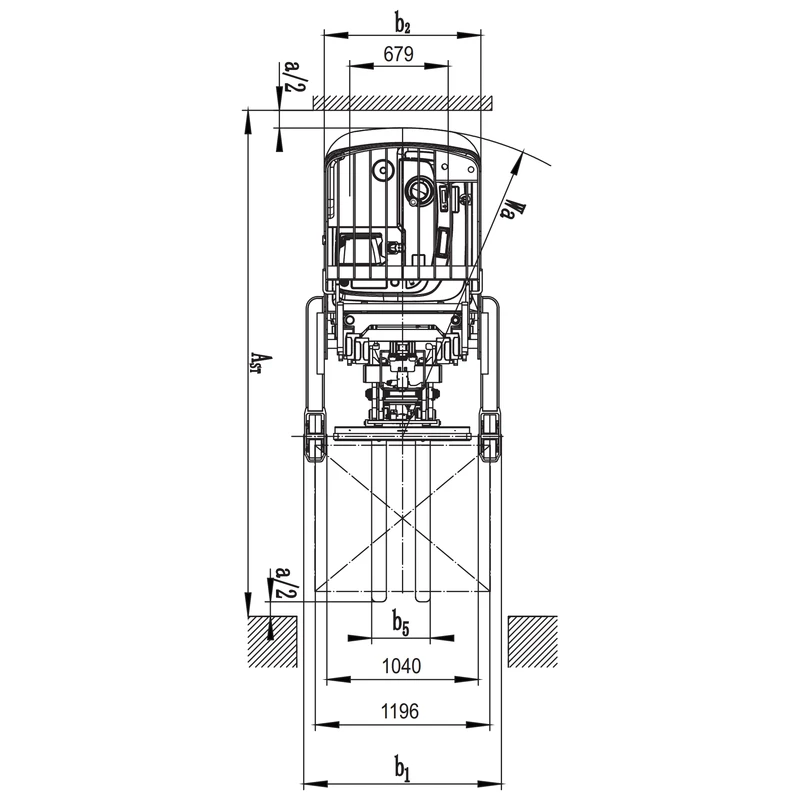 Electric Fork Reach Truck, Double Scissor (REV20DDS) 2000 kg - view 4
