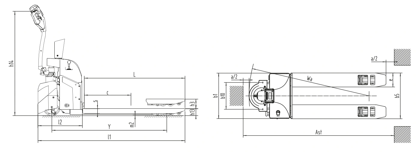 Electric Scale Pallet Truck (CBD15W-EC/CBD20W-EC) 1500-2000 kg 2